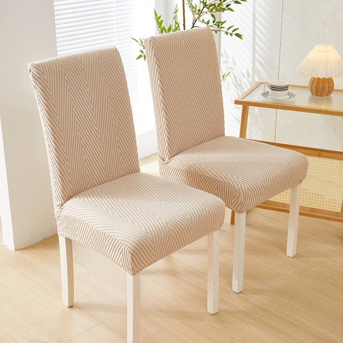 91家纺网 家纺一手货源 找家纺 飞翔家纺沙发套 2025新款人字格椅子套 卡其色