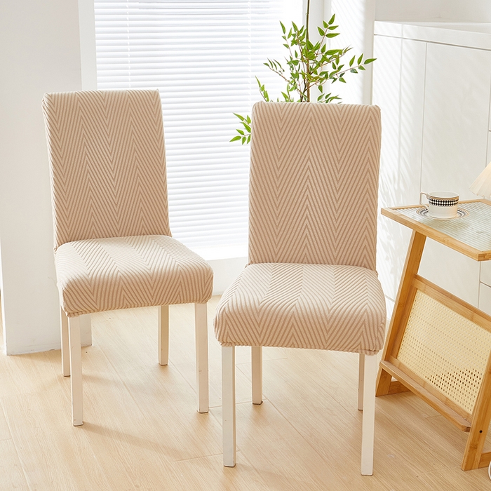 91家纺网 家纺一手货源 找家纺 飞翔家纺沙发套 2025新款人字格椅子套 卡其色