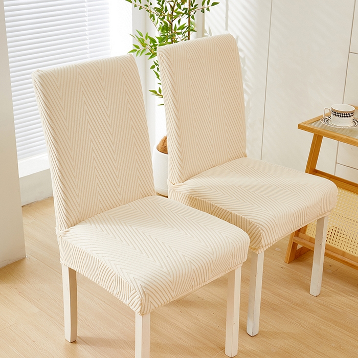 91家纺网 家纺一手货源 找家纺 飞翔家纺沙发套 2025新款人字格椅子套 米黄色