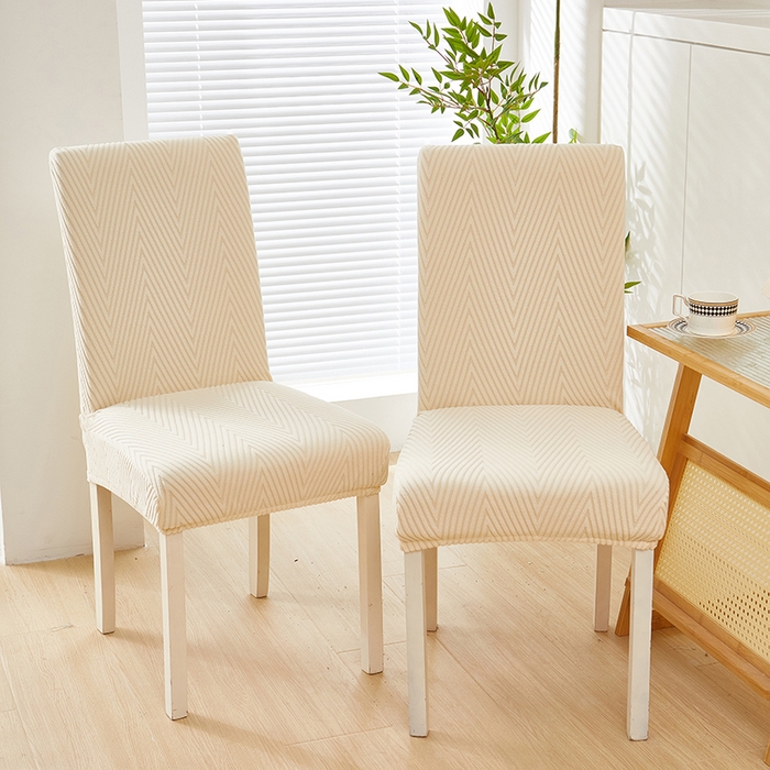 91家纺网 家纺一手货源 找家纺 飞翔家纺沙发套 2025新款人字格椅子套 米黄色