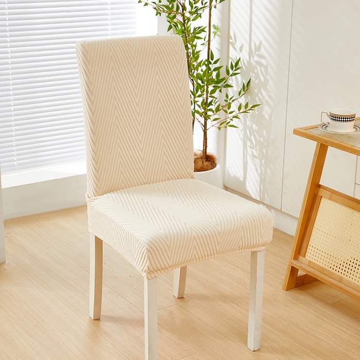 91家纺网 家纺一手货源 找家纺 飞翔家纺沙发套 2025新款人字格椅子套 米黄色