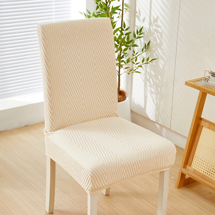 91家纺网 家纺一手货源 找家纺 飞翔家纺沙发套 2025新款人字格椅子套 米黄色