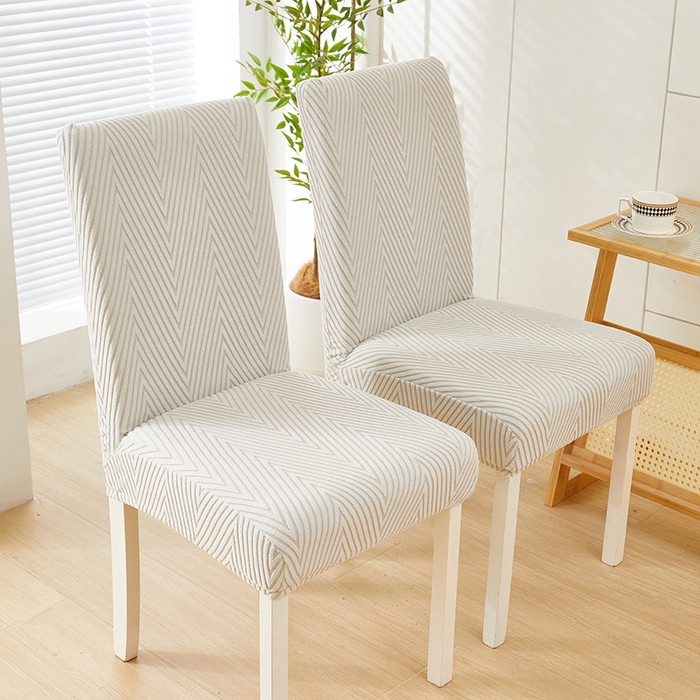 91家纺网 家纺一手货源 找家纺 飞翔家纺沙发套 2025新款人字格椅子套 浅灰色