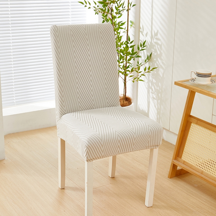 91家纺网 家纺一手货源 找家纺 飞翔家纺沙发套 2025新款人字格椅子套 浅灰色