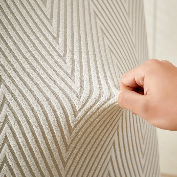 91家纺网 家纺一手货源 找家纺 飞翔家纺沙发套 2025新款人字格椅子套 浅灰色