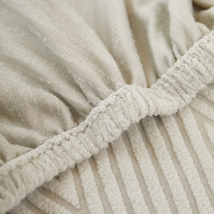 91家纺网 家纺一手货源 找家纺 飞翔家纺沙发套 2025新款人字格椅子套 浅灰色