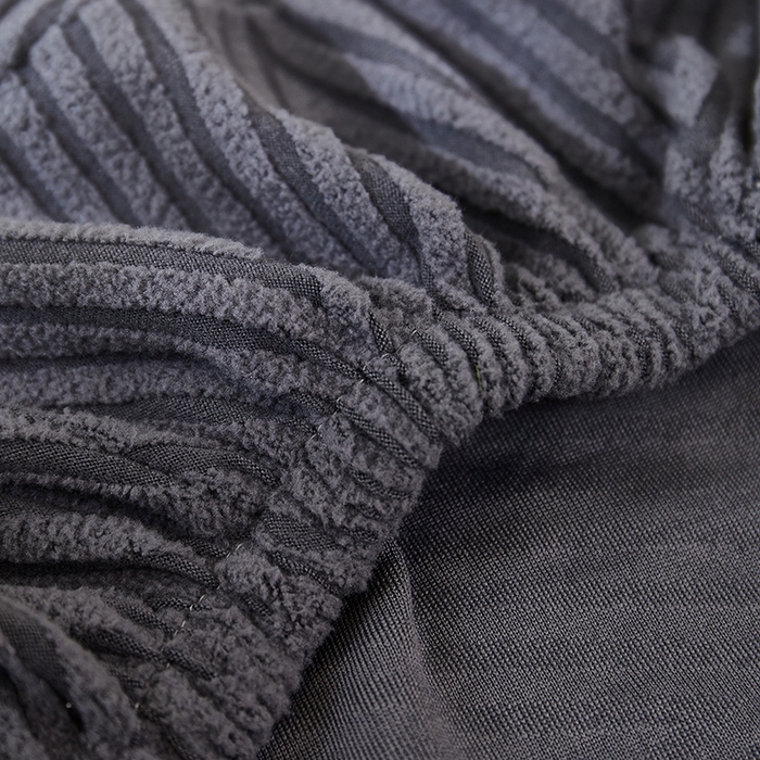 91家纺网 家纺一手货源 找家纺 飞翔家纺沙发套 2025新款人字格椅子套 深灰色