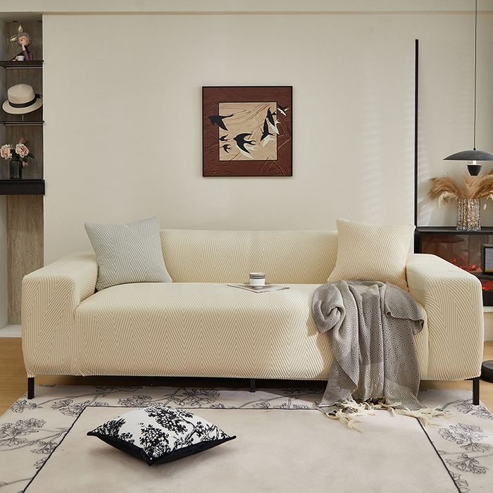 91家纺网 家纺一手货源 找家纺 （总）飞翔家纺沙发套 2025新款人字格沙发套