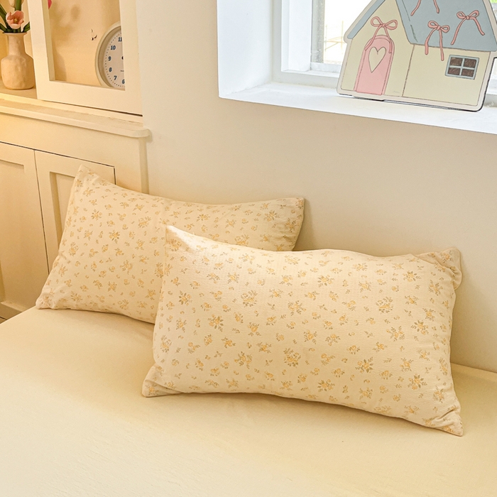 91家纺网 家纺一手货源 找家纺 大彩家居 2025新款水洗皱皱纱大豆被春秋被冬被 花海