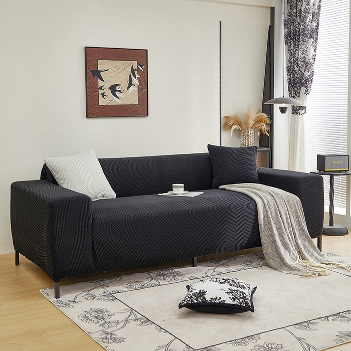 91家纺网 家纺一手货源 找家纺 （总）飞翔家纺沙发套 2025新款人字格沙发套