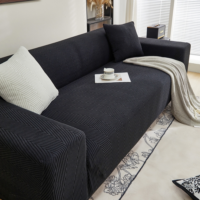 91家纺网 家纺一手货源 找家纺 （总）飞翔家纺沙发套 2025新款人字格沙发套