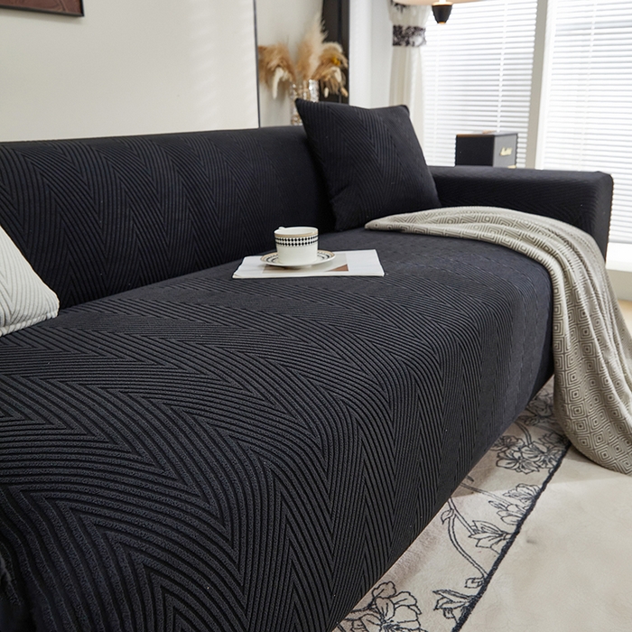 91家纺网 家纺一手货源 找家纺 （总）飞翔家纺沙发套 2025新款人字格沙发套