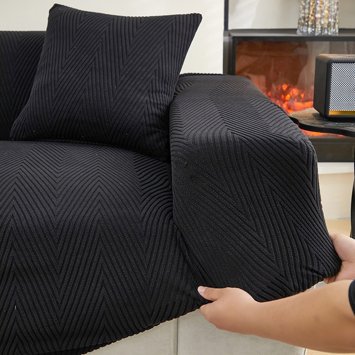 91家纺网 家纺一手货源 找家纺 （总）飞翔家纺沙发套 2025新款人字格沙发套