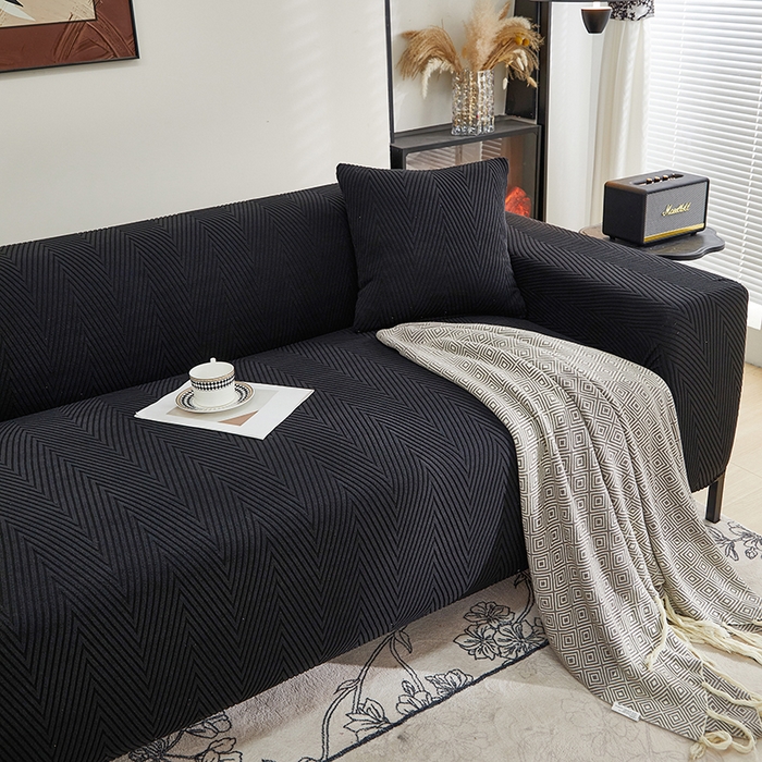 91家纺网 家纺一手货源 找家纺 （总）飞翔家纺沙发套 2025新款人字格沙发套