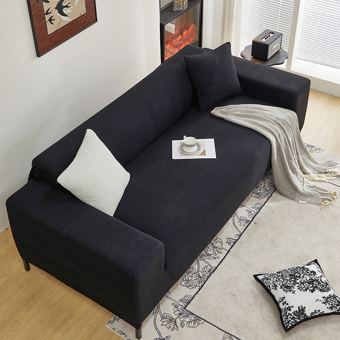 91家纺网 家纺一手货源 找家纺 （总）飞翔家纺沙发套 2025新款人字格沙发套