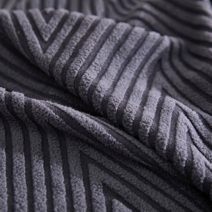 91家纺网 家纺一手货源 找家纺 飞翔家纺沙发套 2025新款人字格沙发套 深灰