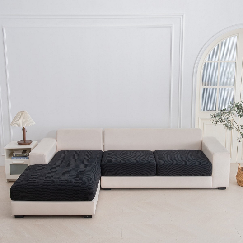 （总）飞翔家纺沙发套 2025新款人字格坐垫套