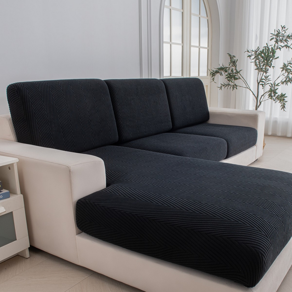 91家纺网 家纺一手货源 找家纺 （总）飞翔家纺沙发套 2025新款人字格坐垫套