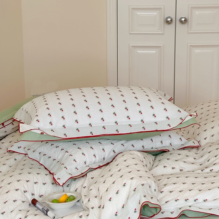 91家纺网 家纺一手货源 找家纺 觅糖家纺 2025新款亲肤舒适水洗棉密拷提花四件套（会员-10元 控价劵后不得低于188/248/268） 萝卜绿