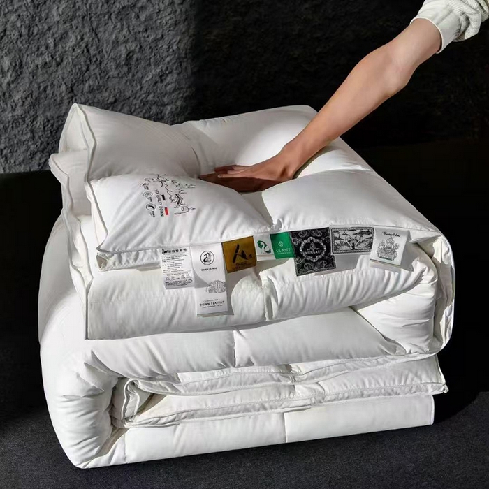 91家纺网 家纺一手货源 找家纺 （总）玖玖爱家纺 2025新款天丝糯棉鹅绒冬被被子被芯