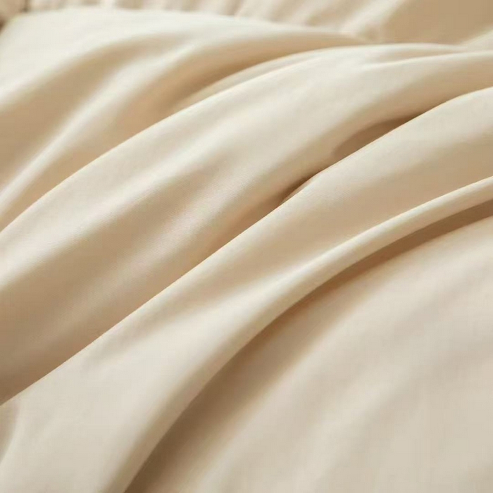 91家纺网 家纺一手货源 找家纺 玖玖爱家纺 2025新款小微系列120支极细高密纱羽绒冬被被子被芯 卡其金