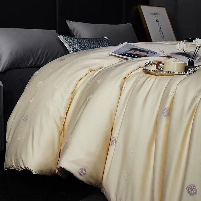 91家纺网 家纺一手货源 找家纺 （总）玖玖爱家纺 2025新款桑蚕丝春秋四季被-柿柿如意