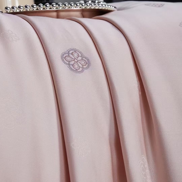 91家纺网 家纺一手货源 找家纺 玖玖爱家纺 2025新款桑蚕丝春秋四季被-柿柿如意 柿柿如意-樱花粉