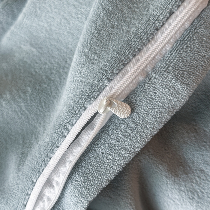 91家纺网 家纺一手货源 找家纺 绘萱家居 2025新款亲肤舒适双拼边雕花兔毛绒四件套-爱丁堡 爱丁堡-蓝