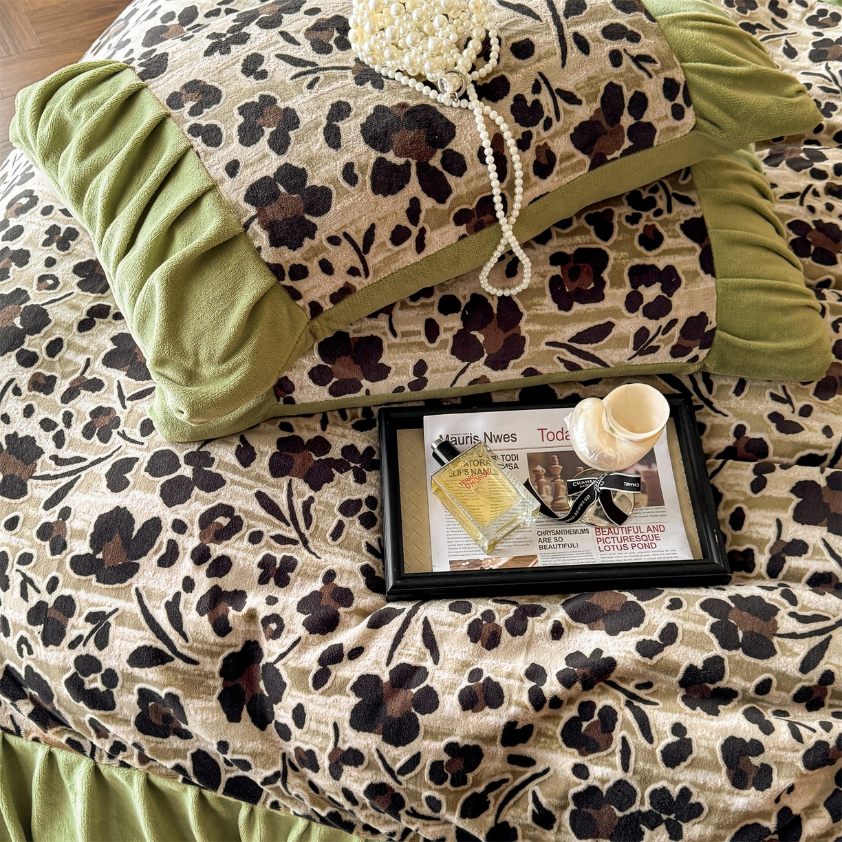 91家纺网 家纺一手货源 找家纺 （总）奥裕家纺 2025新款法式美拉德雕花绒四件套