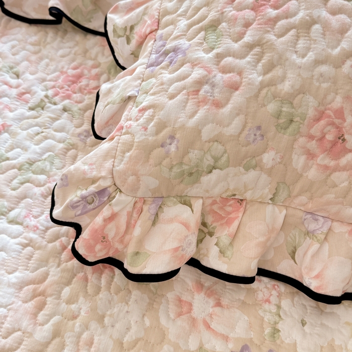 91家纺网 家纺一手货源 找家纺 （总）金盛皇朝家纺 2025新款渐变色床裙系列