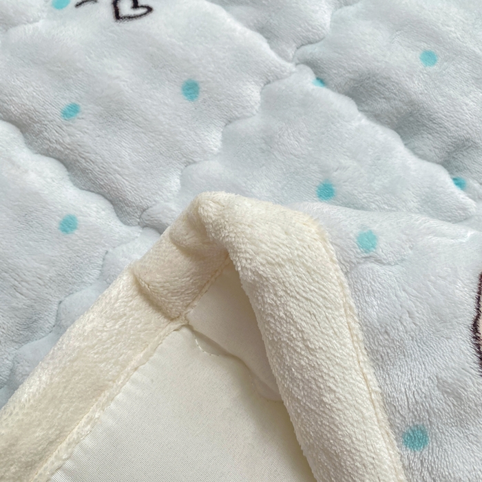 91家纺网 家纺一手货源 找家纺 优品惠 2025新款兔毛绒泡泡牛奶绒床垫子夹棉床褥床盖床单加厚保暖 萌宠