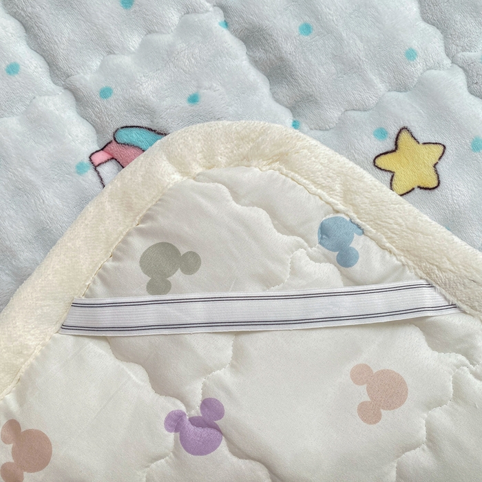 91家纺网 家纺一手货源 找家纺 优品惠 2025新款兔毛绒泡泡牛奶绒床垫子夹棉床褥床盖床单加厚保暖 萌宠