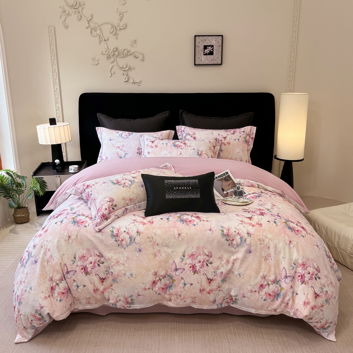 91家纺网 家纺一手货源 找家纺 （总）星座家纺 2025秋冬新款全棉磨毛数码印花四件套