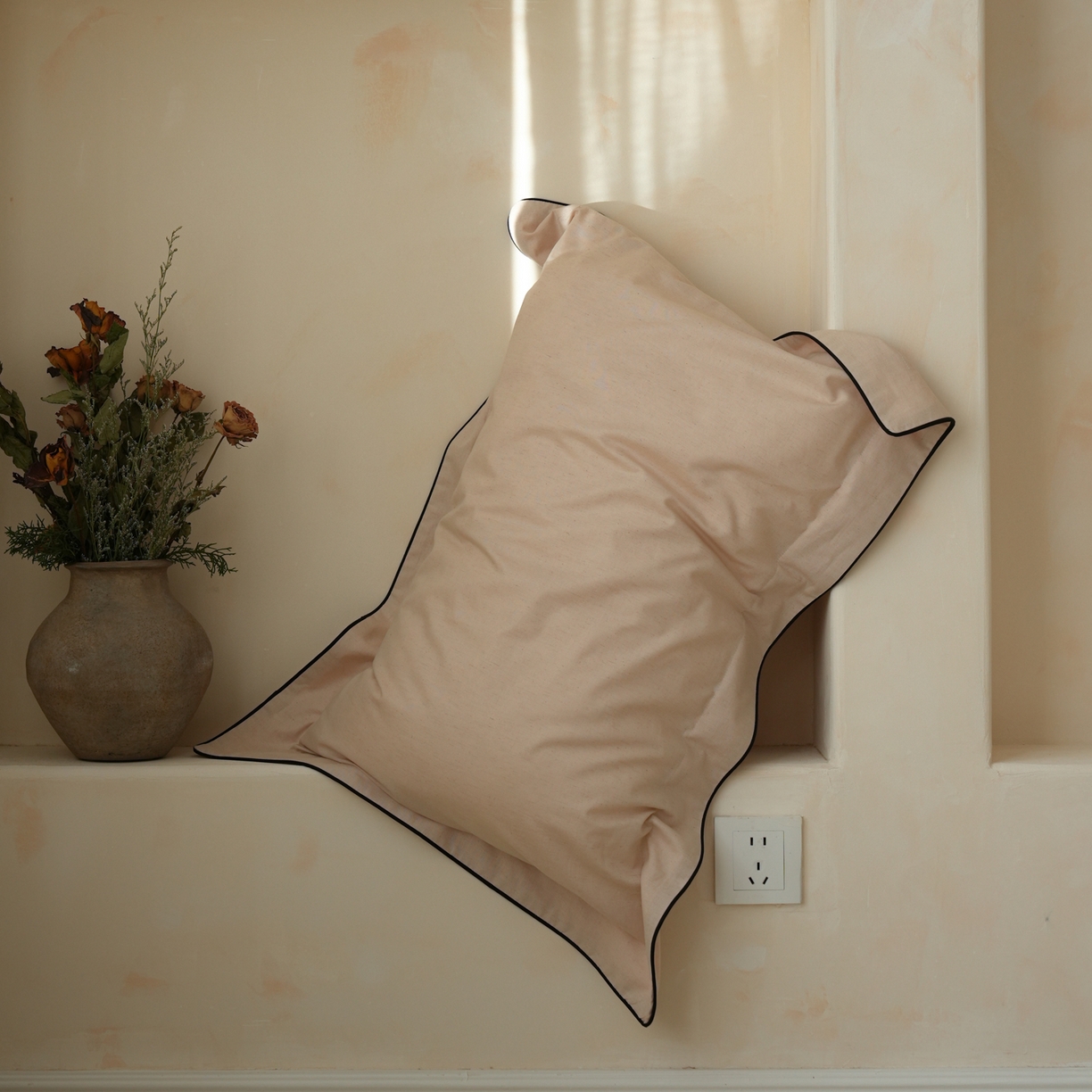 91家纺网 家纺一手货源 找家纺 简纯主义 2025新款棉麻素织雅韵系列四件套 组合