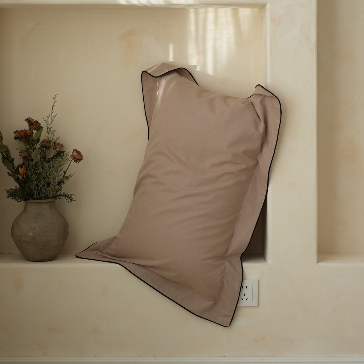 91家纺网 家纺一手货源 找家纺 简纯主义 2025新款棉麻素织雅韵系列四件套 组合