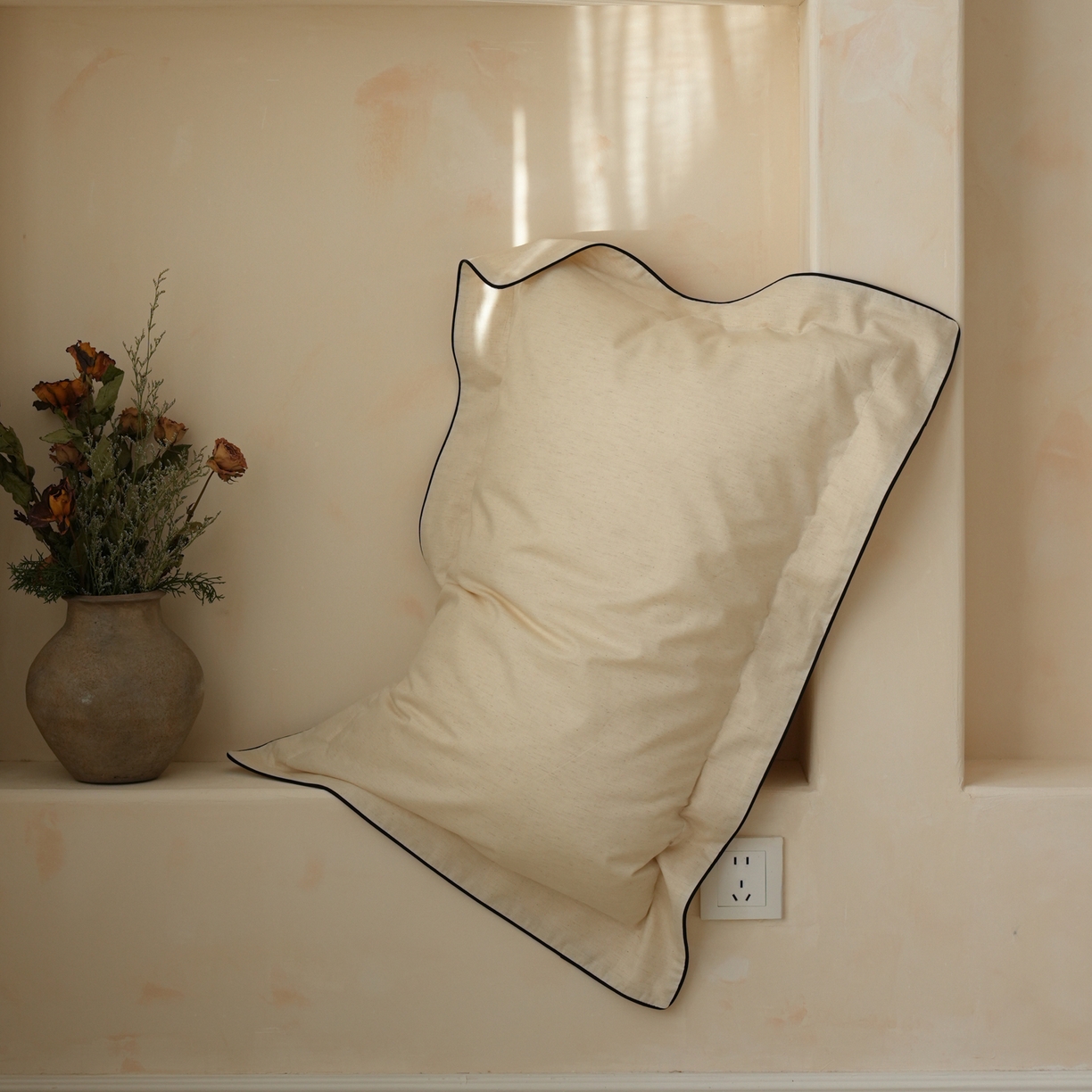 91家纺网 家纺一手货源 找家纺 简纯主义 2025新款棉麻素织雅韵系列四件套 组合