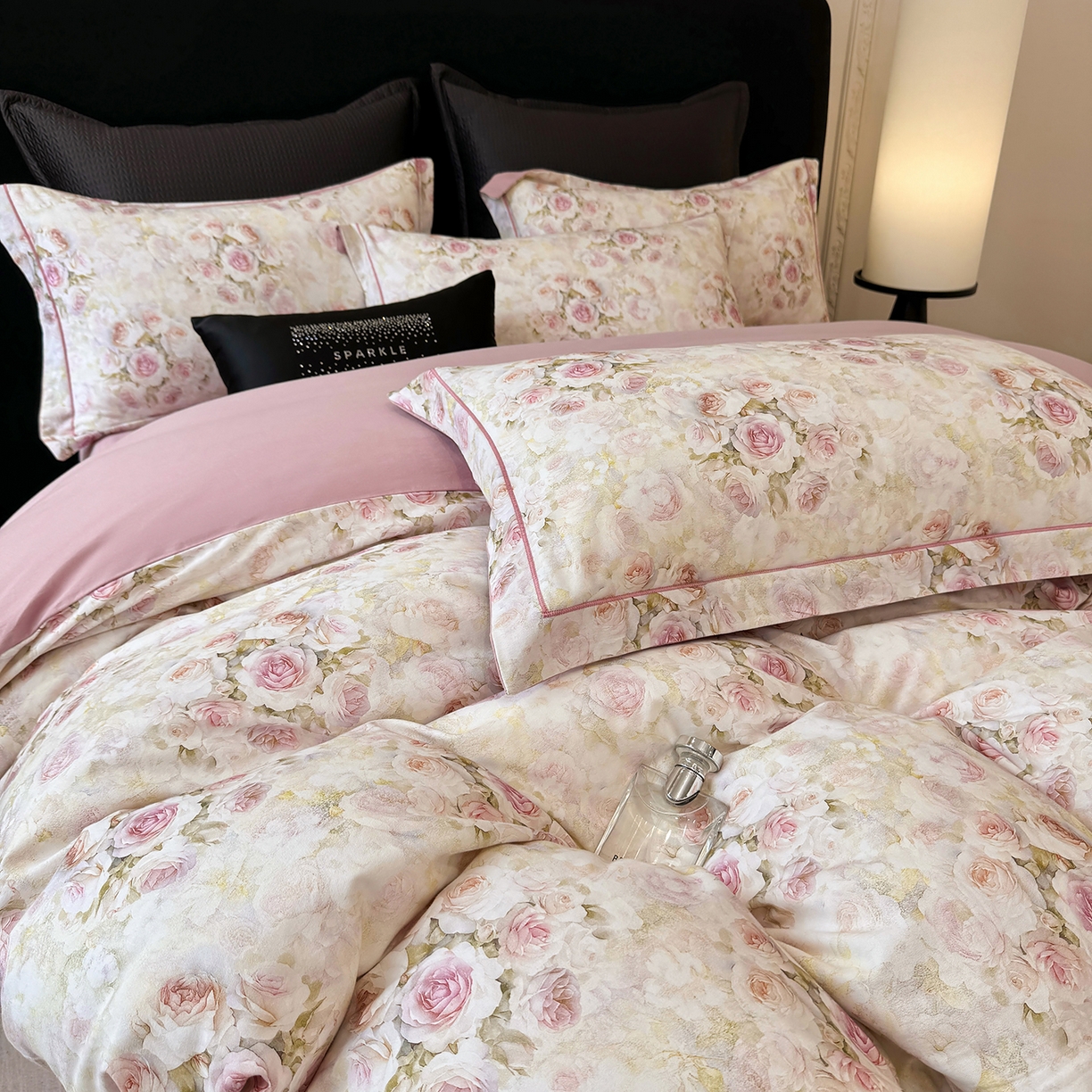 91家纺网 家纺一手货源 找家纺 星座家纺 2025秋冬新款全棉磨毛数码印花四件套 茵曼