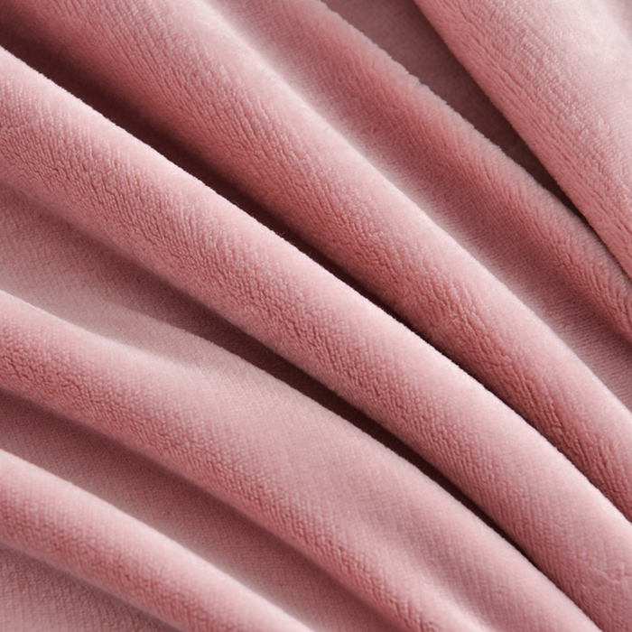 91家纺网 家纺一手货源 找家纺 妮恒美家纺 2025新款刺绣婴儿绒工艺四件套-艾琳系列 艾琳-豆沙