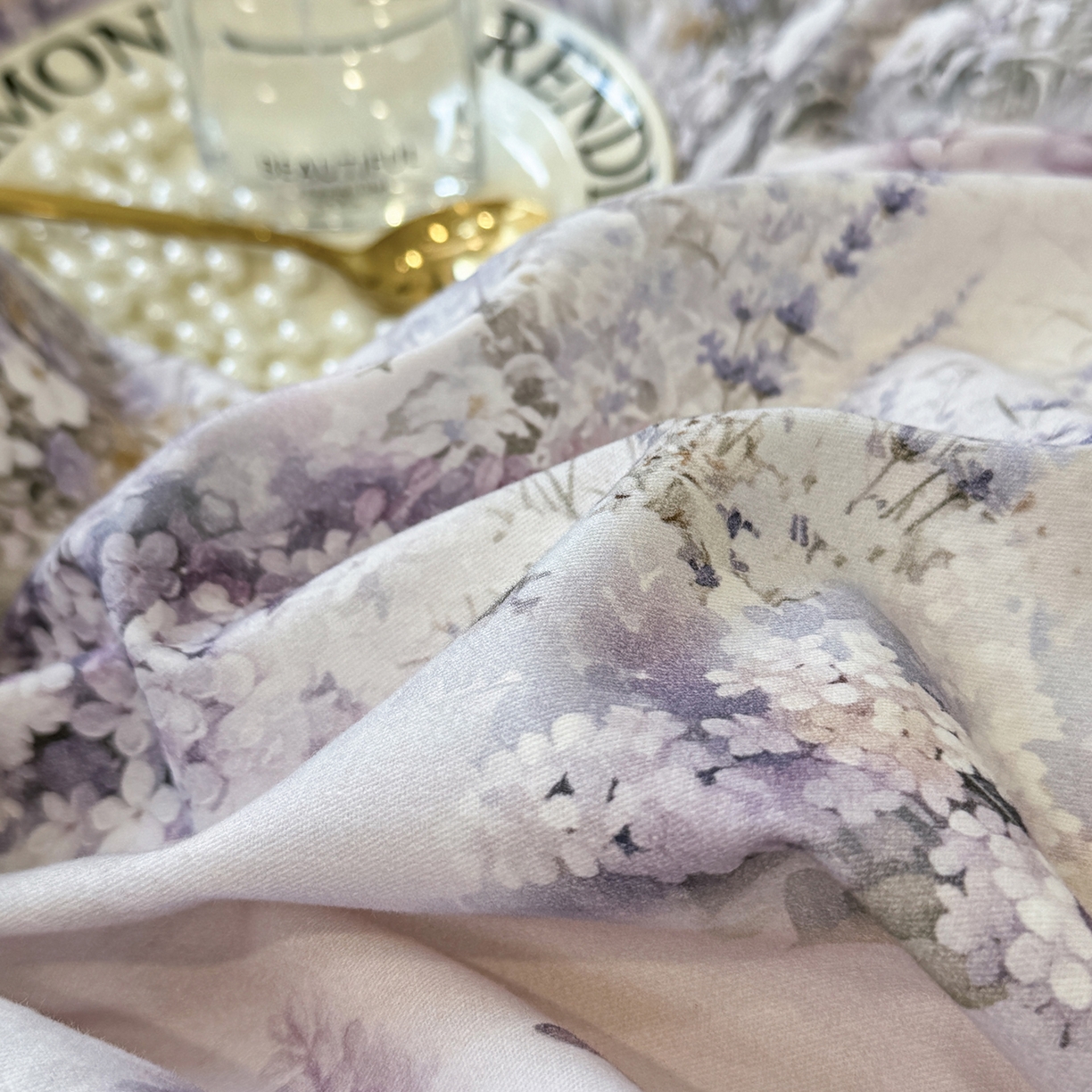 91家纺网 家纺一手货源 找家纺 星座家纺 2025秋冬新款全棉磨毛数码印花四件套 华美