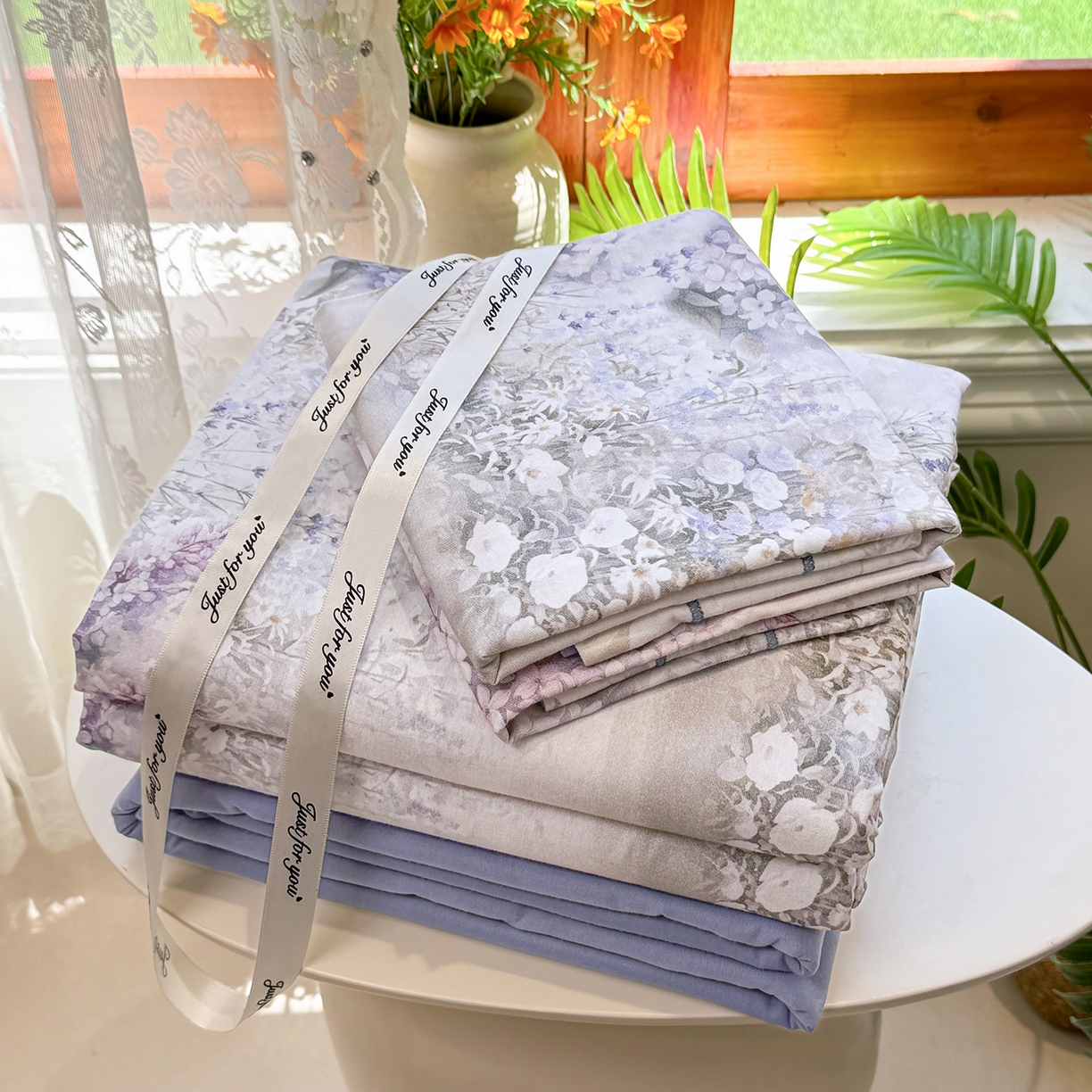 91家纺网 家纺一手货源 找家纺 星座家纺 2025秋冬新款全棉磨毛数码印花四件套 华美