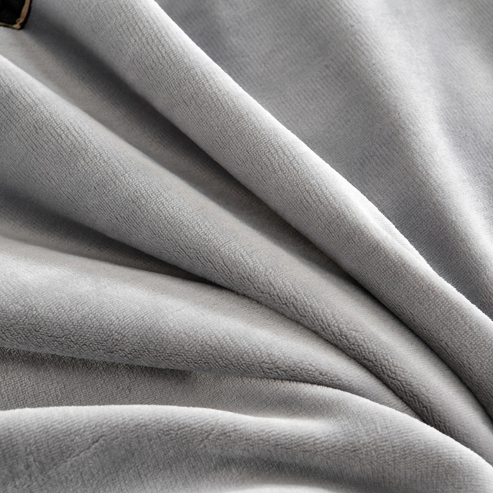 91家纺网 家纺一手货源 找家纺 妮恒美家纺 2025新款刺绣婴儿绒工艺四件套-艾琳系列 艾琳-绅士灰