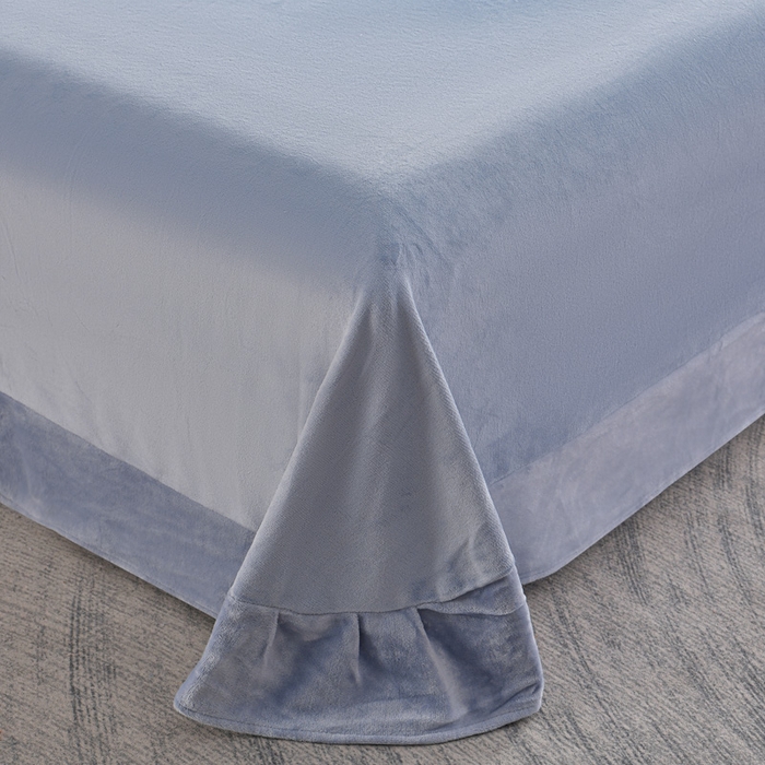 91家纺网 家纺一手货源 找家纺 妮恒美家纺 2025新款刺绣婴儿绒工艺四件套-艾琳系列 艾琳-石英灰