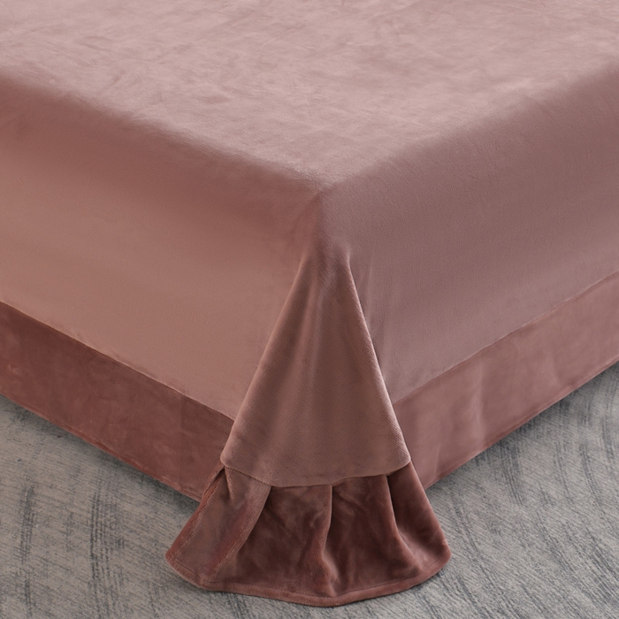 91家纺网 家纺一手货源 找家纺 妮恒美家纺 2025新款刺绣婴儿绒工艺四件套-艾琳系列 艾琳-陨石拿铁