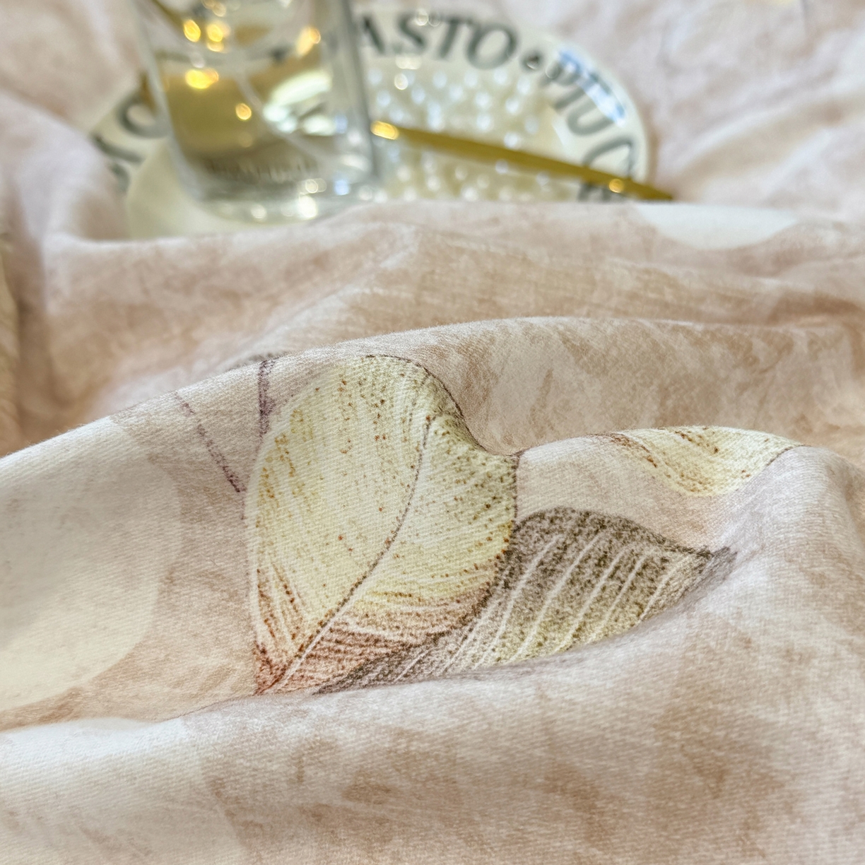 91家纺网 家纺一手货源 找家纺 星座家纺 2025秋冬新款全棉磨毛数码印花四件套 夜会美