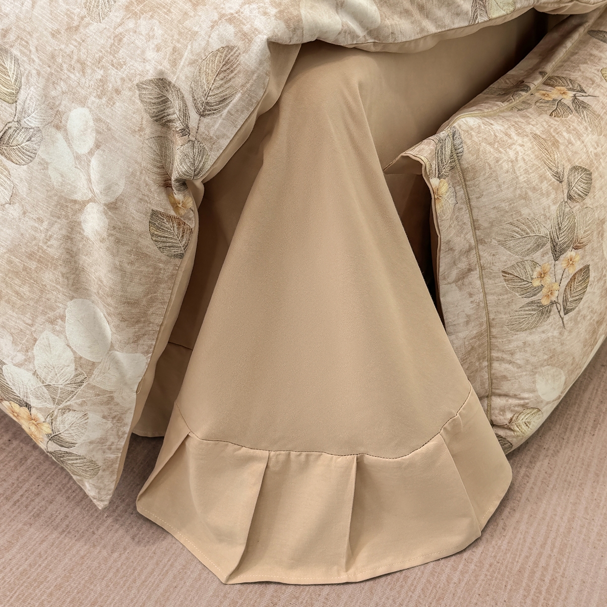 91家纺网 家纺一手货源 找家纺 星座家纺 2025秋冬新款全棉磨毛数码印花四件套 夜会美