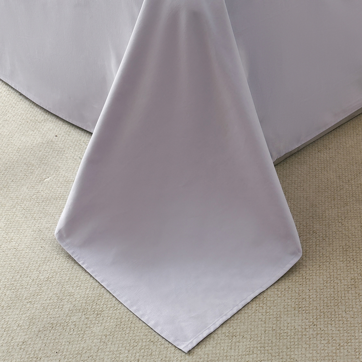 91家纺网 家纺一手货源 找家纺 （总）宝时兰 2025新款加厚100%全棉长绒棉纯色磨毛单品床单纯棉枕套高密【提供买家秀/可定制其他尺寸】