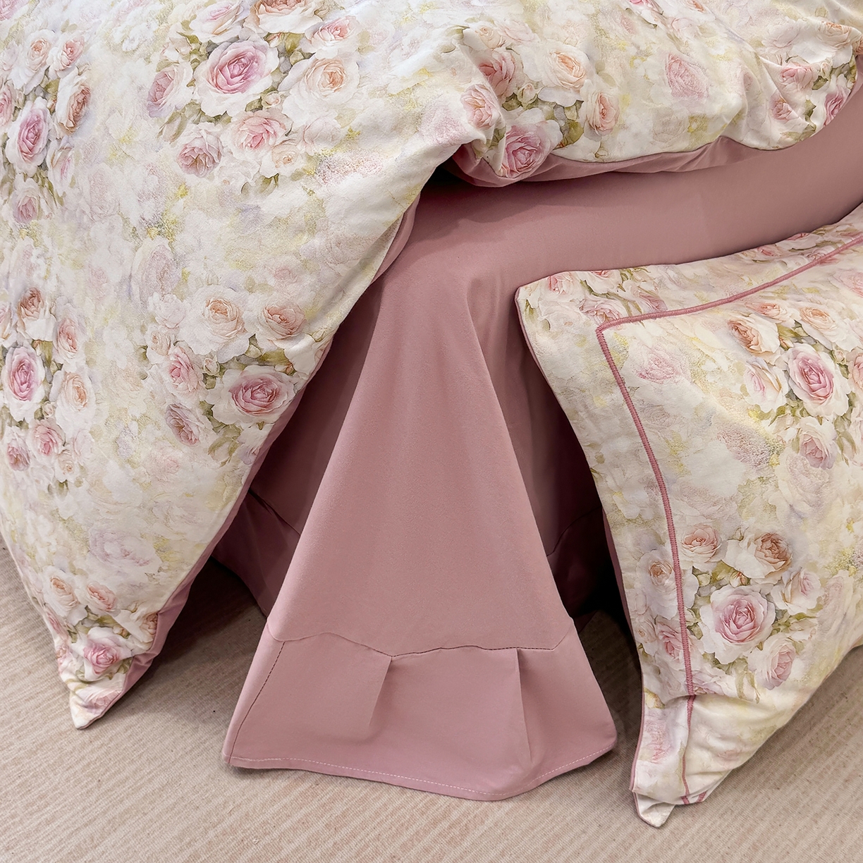 91家纺网 家纺一手货源 找家纺 星座家纺 2025秋冬新款全棉磨毛数码印花四件套 茵曼