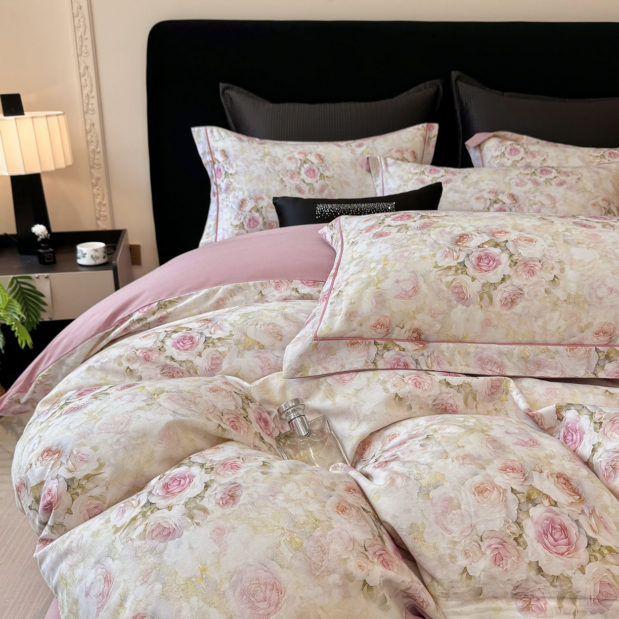 91家纺网 家纺一手货源 找家纺 星座家纺 2025秋冬新款全棉磨毛数码印花四件套 茵曼