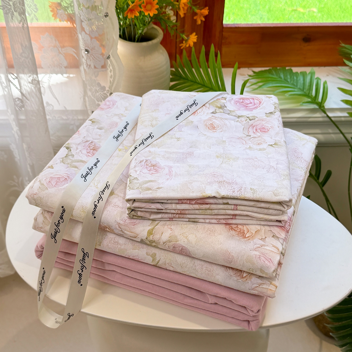 91家纺网 家纺一手货源 找家纺 星座家纺 2025秋冬新款全棉磨毛数码印花四件套 茵曼