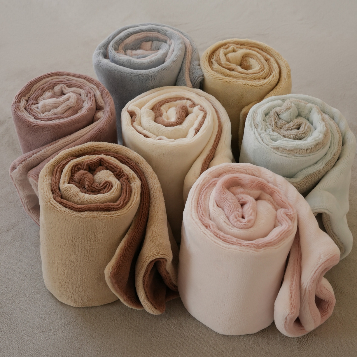 91家纺网 家纺一手货源 找家纺 简纯主义 2025新款撞色牛奶绒那不勒斯系列四件套 组合